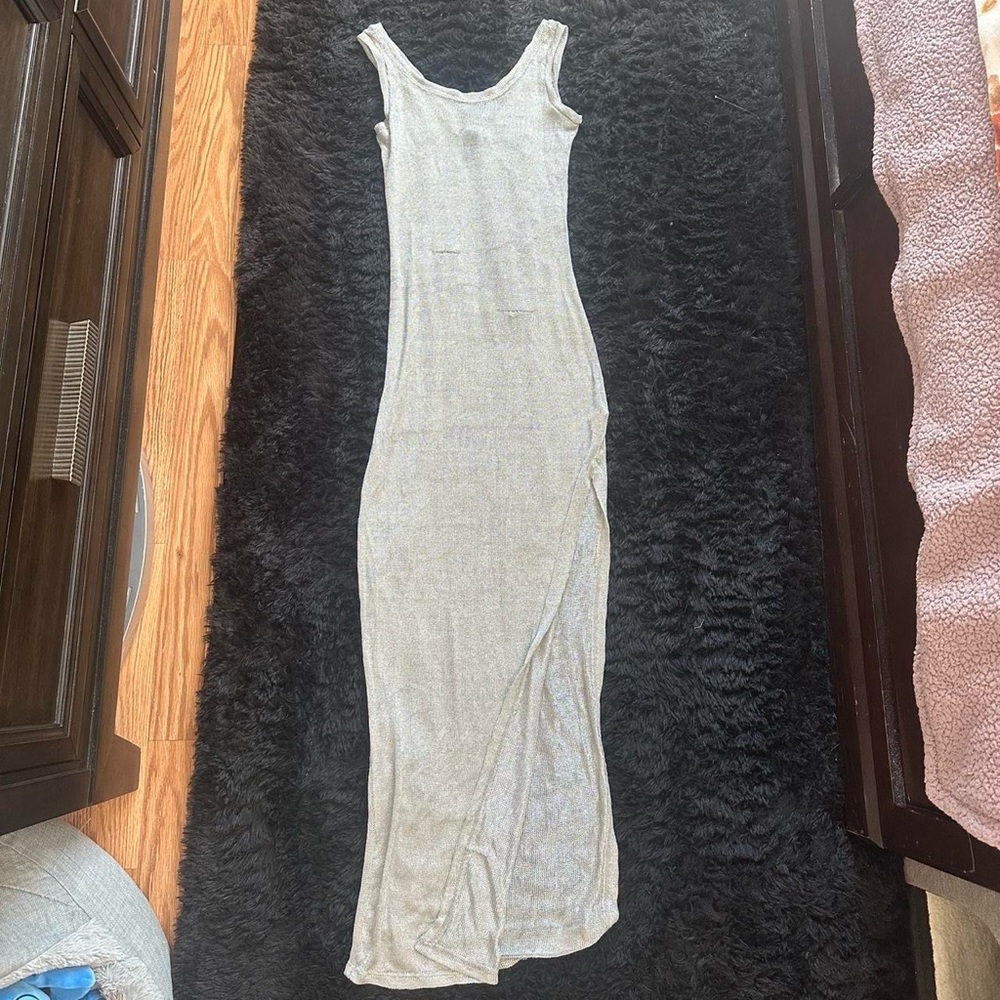 Forever 21 Light Gray Maxi Dress